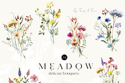 Meadow Wildflower Graphics, an Illustration by Twigs and Twine (Thumbnail 12 of 14)
