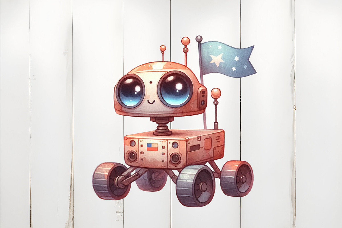 Watercolor Astronaut Space Clipart, an Illustration by Watercolor design (Photo 3 of 5)