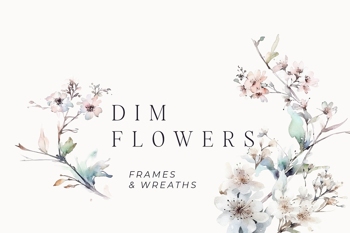 Watercolor Floral Bundle (45 in 1), a Decorative Illustration by Lana Elanor (Photo 123 of 180)