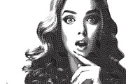 Etching Photoshop Action preview 5