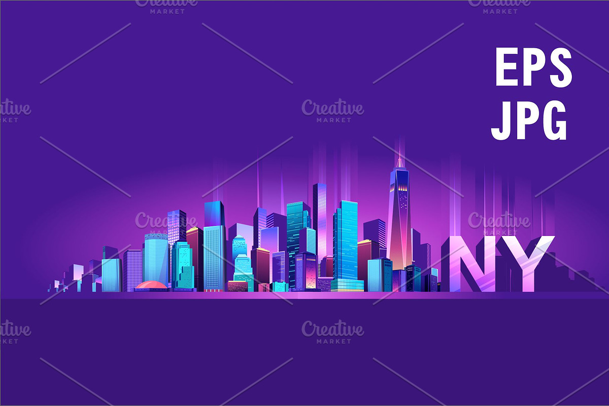 New York City, a Background Graphic by alena.sipilova