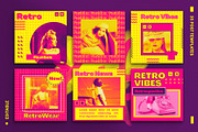 Retro Vibes Canva Instagram Template, a Social Media Template by Vectorheroes (Thumbnail 6 of 8)