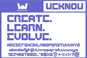 Recorded Intelligence font, a Sans Serif Font by weknow (Thumbnail 2 of 8)