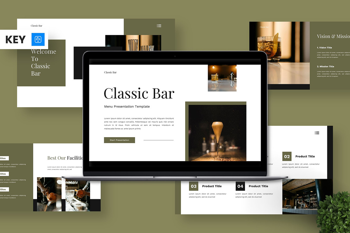 Classic Bar - Menu Keynote