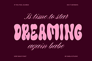 Very Wavy Playful Chunky Font, a Handwritten Font by Darla Studio (Thumbnail 8 of 14)