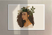 Nature Goddess Woman Character PFace, a Person Illustration by Imaginary Party (Thumbnail 4 of 10)
