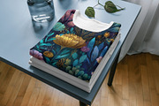 12 Blooming Reef Seamless Patterns, a Pattern Graphic by Inknfolly (Thumbnail 6 of 7)