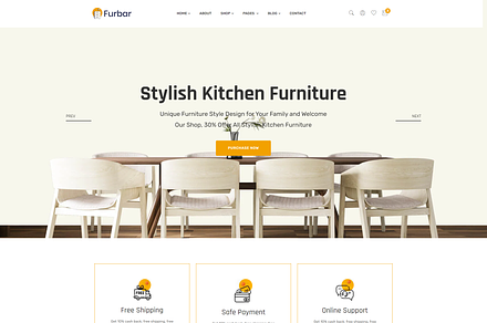 Furniture eCommerce HTML 5 Template, a Bootstrap Template by HasThemes