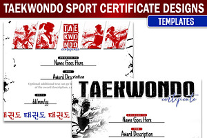 Sports Certificate - Taekwondo