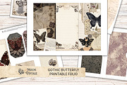 Gothic Butterfly Folio Kit, a Decorative Illustration by Print Haven Mochi Vintage (Thumbnail 1 of 4)