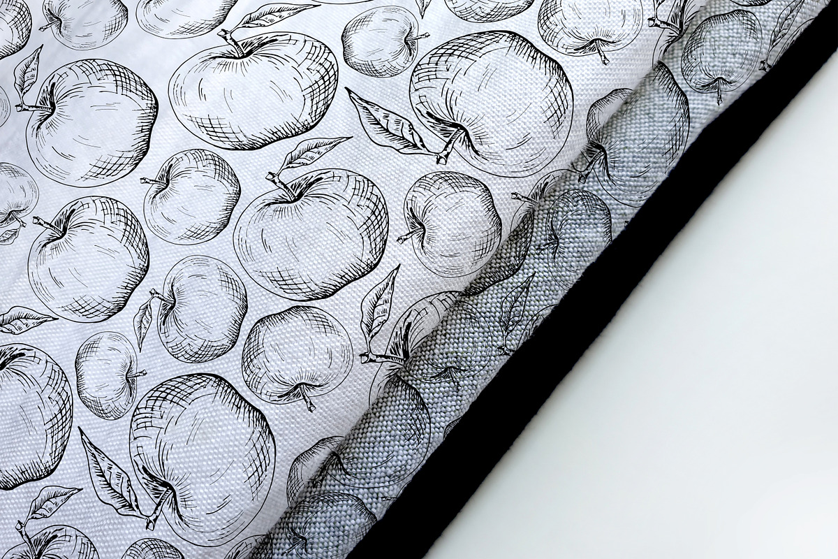 Apples. Sketches and patterns, an Illustration by Canatic (Photo 9 of 17)