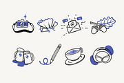 Blue Ideas, an Icon by Hannah Judd (Thumbnail 3 of 3)