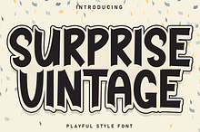 Surprise Vintage | Script Font