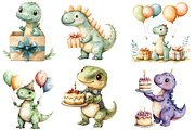 Birthday  Dinosaur Clipart, an Illustration by Designworld (Thumbnail 3 of 5)