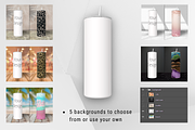 3D animated skinny tumbler mockup, a Product Mockup by Trendingdigital (Thumbnail 5 of 12)