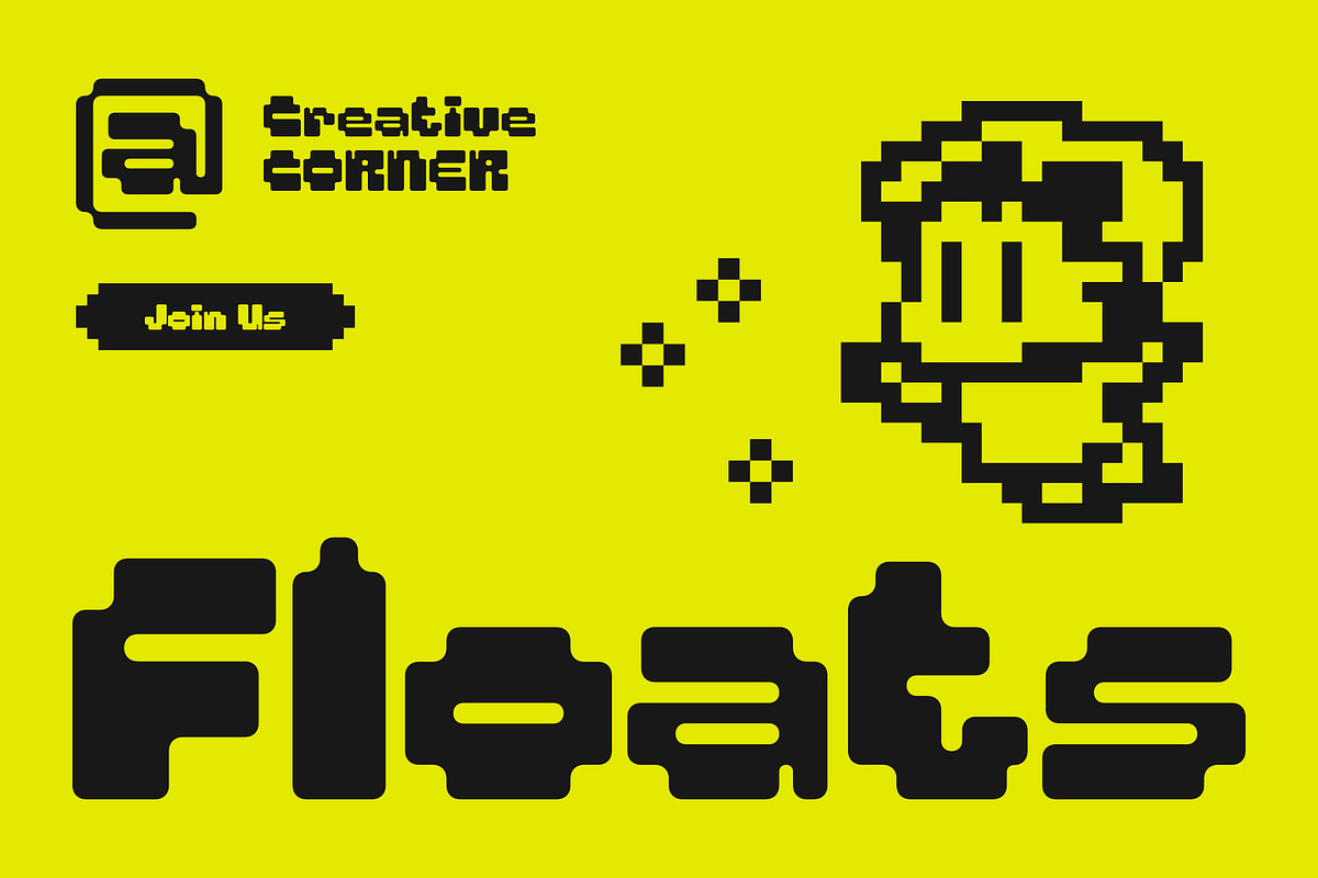 CS Goals – Pixel Font, a Sans Serif Font by Craft Supply Co. (Photo 4 of 8)