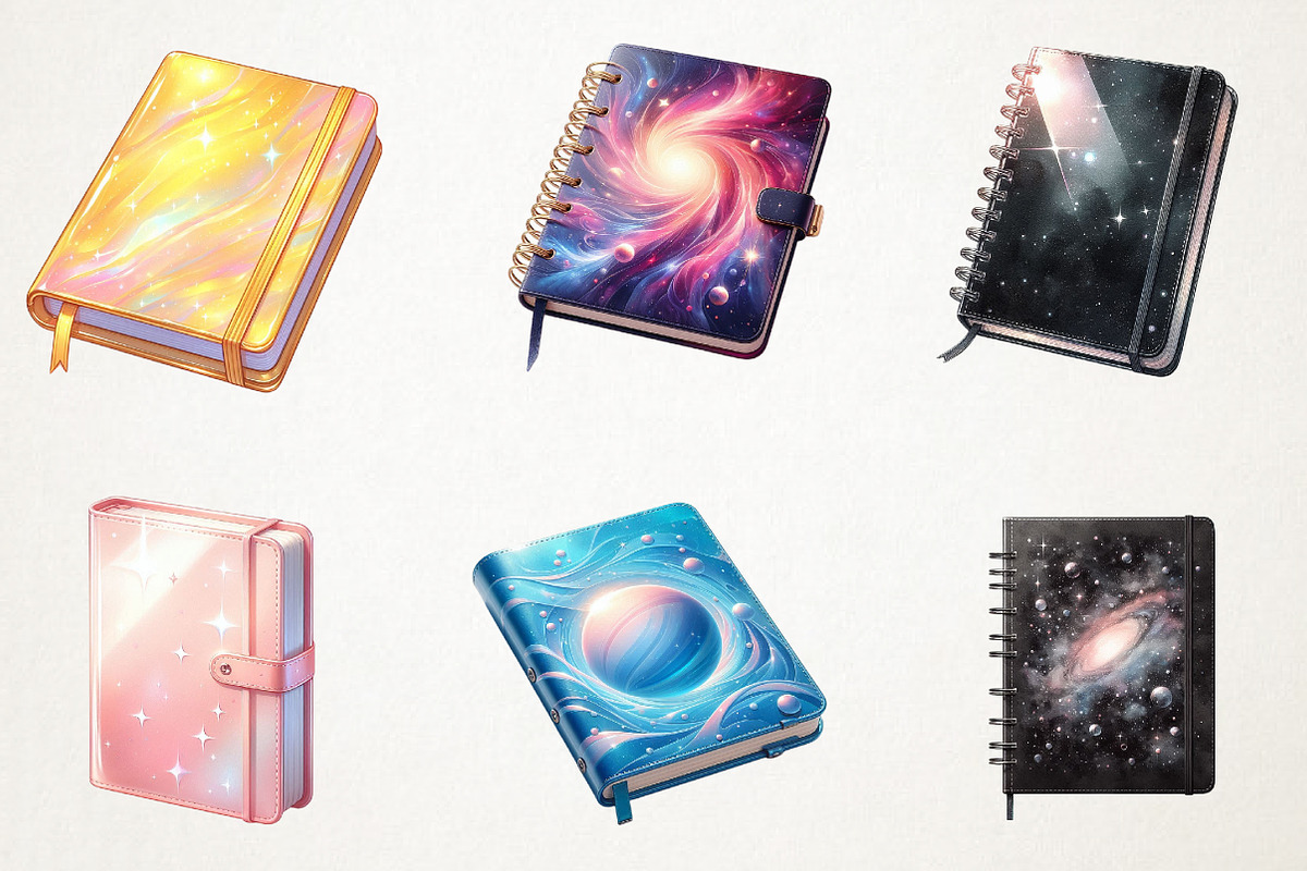 Back To School Notebook Clipart, an Illustration by RobertsArt (Photo 3 of 7)