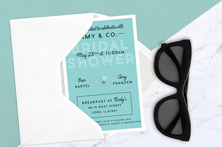 Bridal Shower Breakfast Invitation