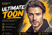Ultimate Toon Photoshop Action, an Action Add-On by iHemalaya (Thumbnail 1 of 4)