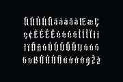Nightshade Blackletter Font, a Blackletter Font by UICreative (Thumbnail 11 of 13)