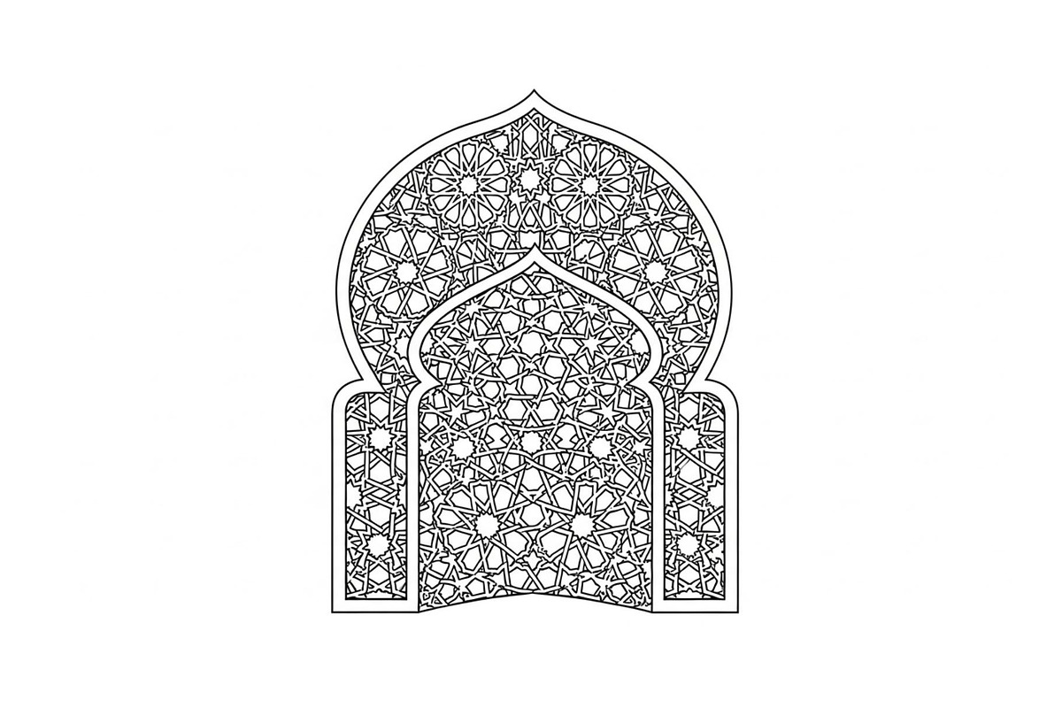 Islamic Arch Window Mandala Bundle, an Illustration by Artivon (Photo 4 of 45)