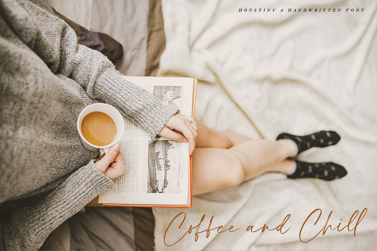 Houstiny - Handwritten Font, a Script Font by Megi Satyo Widodo (Photo 12 of 17)