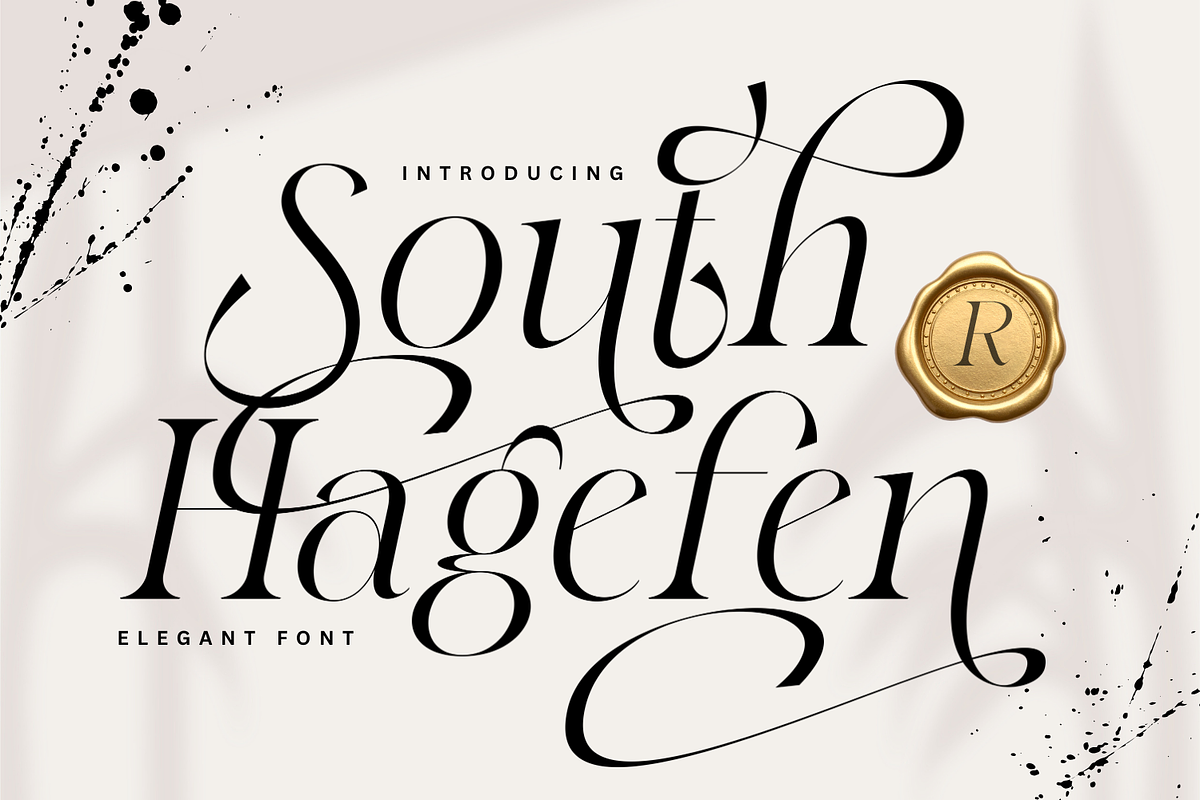 South Hagefen - Luxury Elegant Font, a Serif Font by Randi Irvan | Rvandtype (Photo 1 of 12)