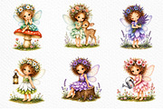 Whimsical Forest Fairy PNG, a Seasonal Illustration by Craft Nest (Thumbnail 3 of 4)