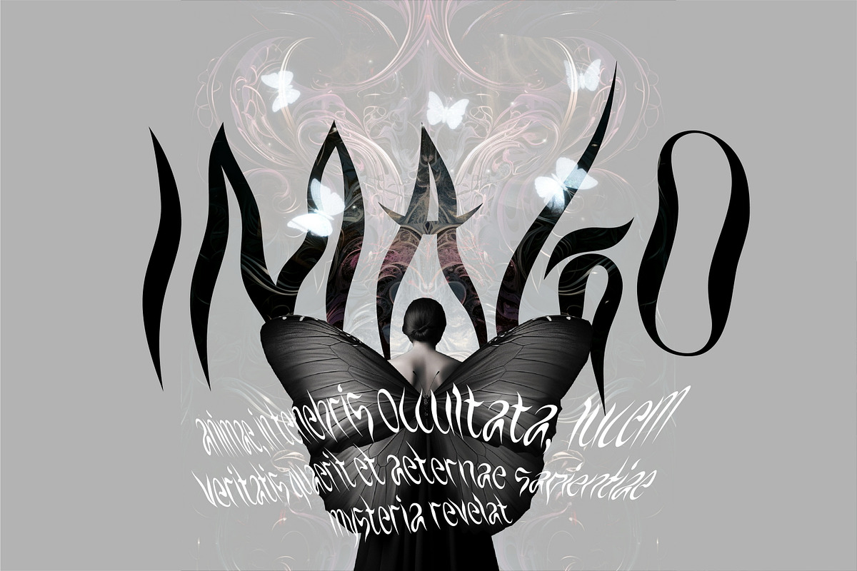 Arcane - Witchcore Mystical Font, a Blackletter Font by Struvictory.art (Photo 5 of 9)