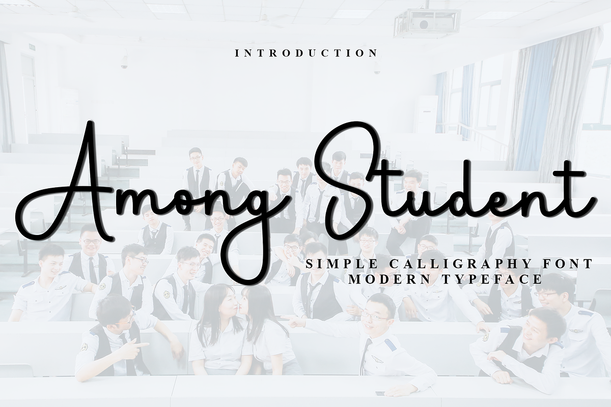 Among Student, a Handwritten Font by FreshTypeINK (Photo 1 of 8)