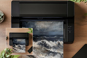 A4 Printer Mockup Printables PR-GR-3, a Household Mockup by Callistemon Creative (Thumbnail 8 of 9)