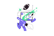 Gambling people bet on sports online, a Sport Illustration by PaperTrident (Thumbnail 2 of 13)