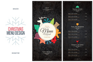 Special Christmas festive menu, a Brochure Template by Restaurant Menu & Logos