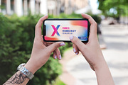 iPhone X in Hands City PSD Mockups, a Product Mockup by Hi, Mock-Up! (Thumbnail 5 of 17)