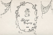 Strange Company Halloween Line Art, a Decorative Illustration by Purple (Thumbnail 9 of 14)