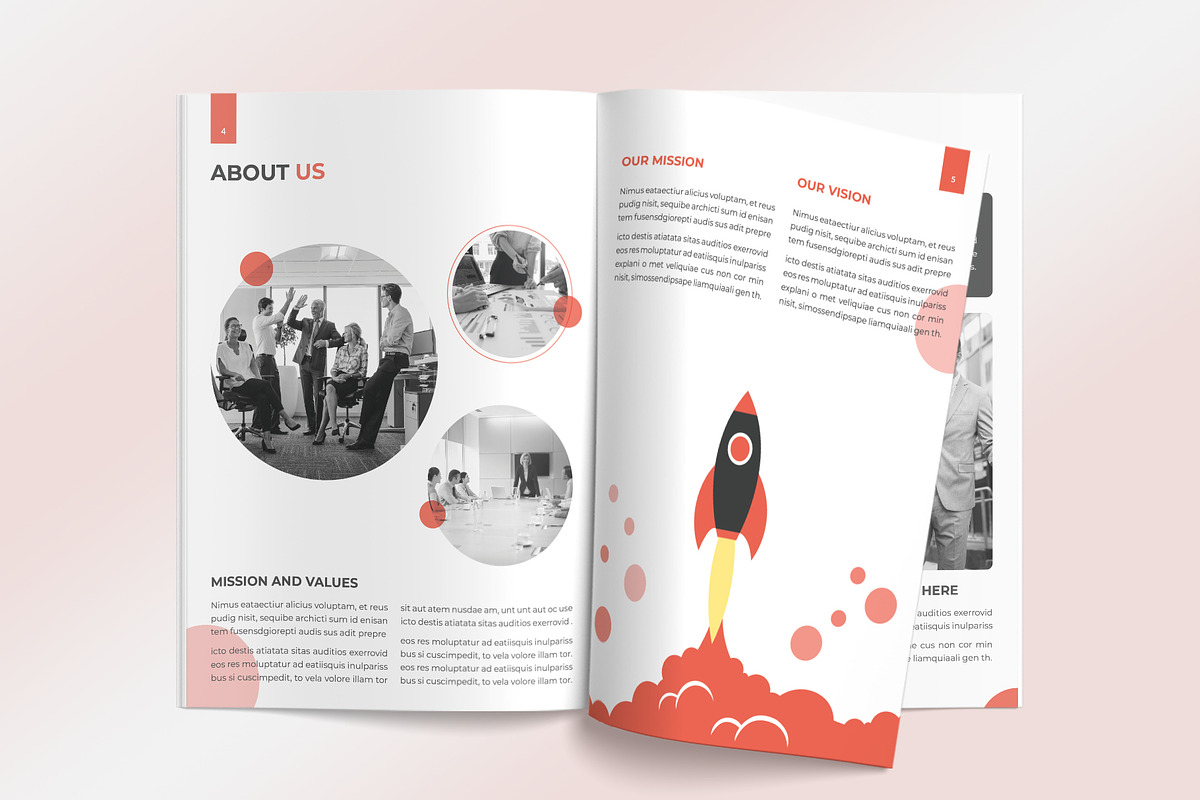 Agency Business Brochure Template, a Brochure Template by graphypix (Photo 6 of 8)
