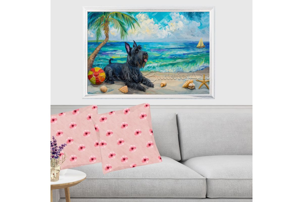 Painting of a Scottish Terrier Dog 2, an Animal Illustration by Art Paradise Studios (Photo 9 of 9)