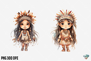 Little Girl American Indian