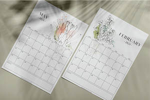 2024 Printable Calendar - Fynbos Art