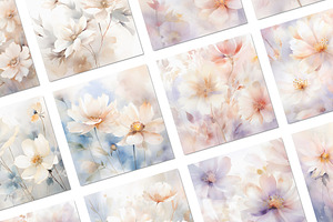 Pastel Florals Backgrounds