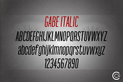 Gabe Sans - Tall Gothic Font Family, a Sans Serif Font by Cribb Co. (Thumbnail 4 of 14)