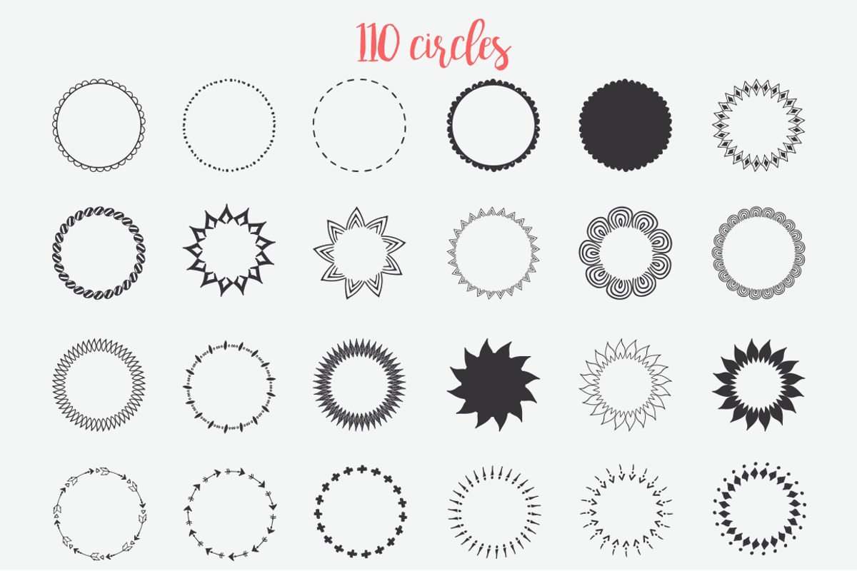 Big Hand Drawn Logo Kit, a Branding & Logo Template by Brandi Lea Designs (Photo 6 of 32)