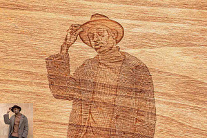 Wood Engraving Effect Ps Action