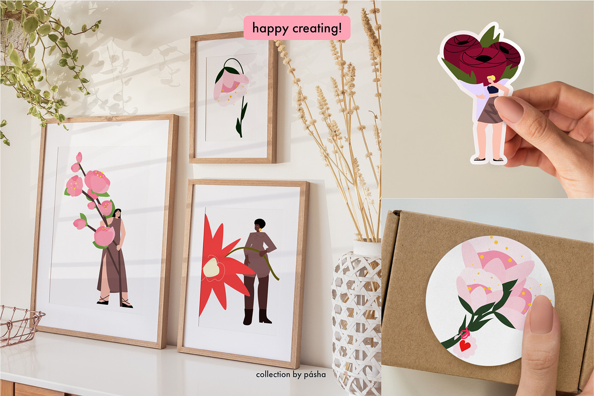 Girls & Flowers: bright summer vibes, a Person Illustration by Pásha (Photo 8 of 8)