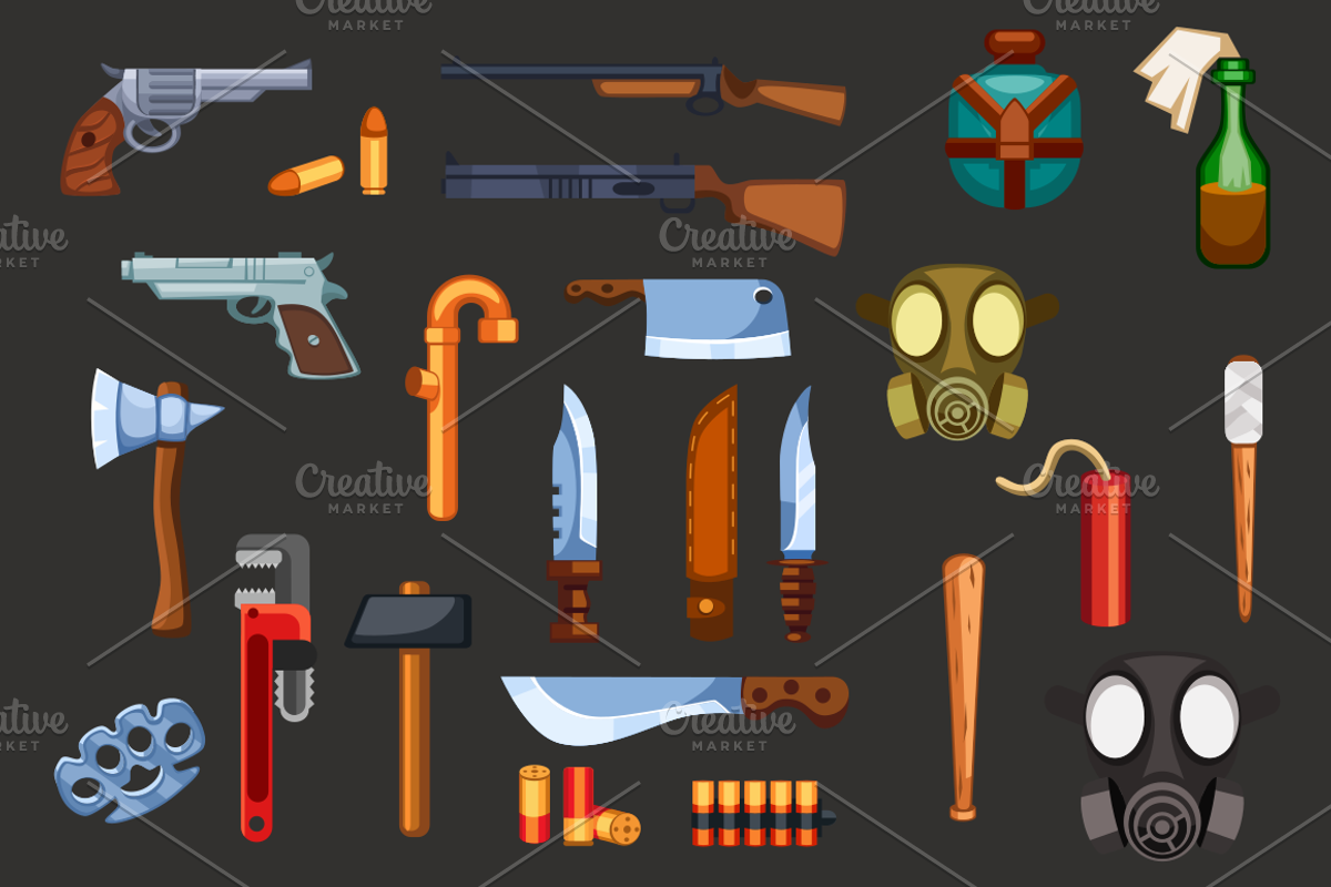 SURVIVAL PROPS PACK, an Object Graphic by AhNinniah (Photo 3 of 4)