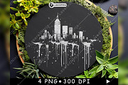 Urban City Skyline Tower Metropolis, a Background Graphic by LaseredNinja (Thumbnail 6 of 7)