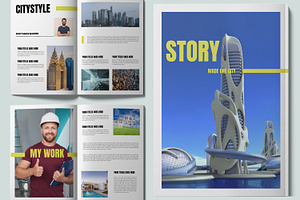 Magazine Template Design