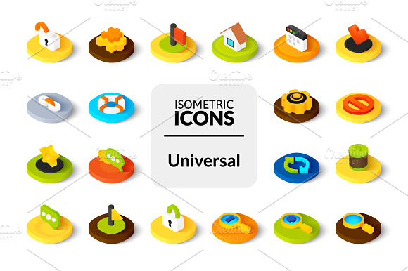 Isometric Icons Universal