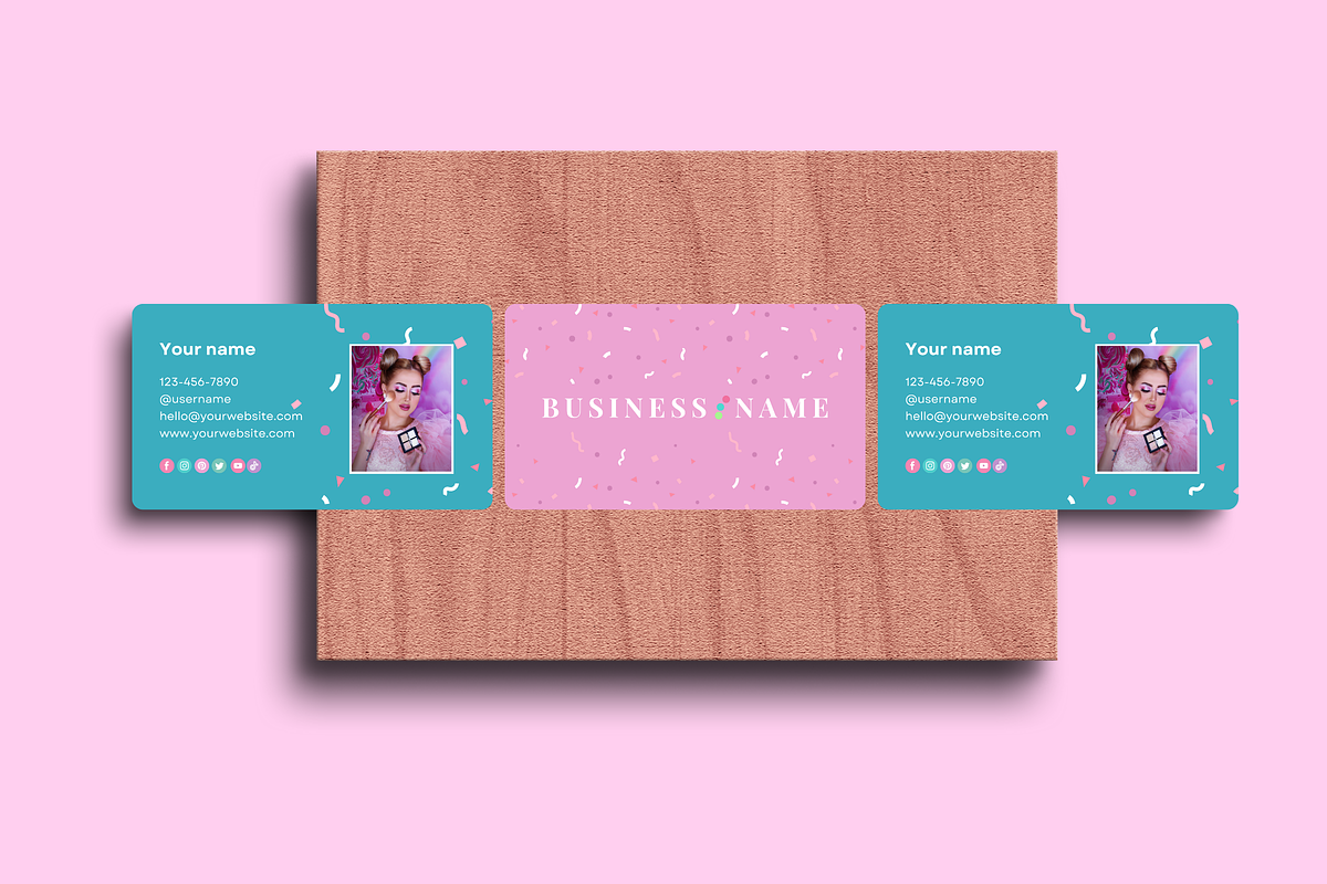 Colorful Business Card, a Business Card Template by SunshineStudioBoutique (Photo 7 of 9)