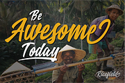 Ricefield Script, a Script Font by Rudhi Sasmito (Thumbnail 3 of 8)